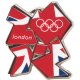 London 2012 Union Jack Logo Pin Badge (Mini)